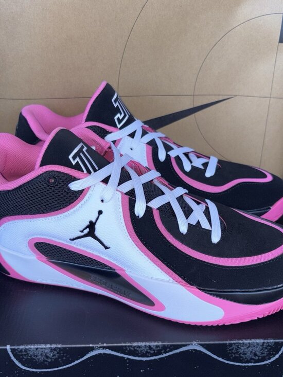 NEW Nike Jordan Tatum 4 Black / Pinksicle - White HQ4614-006 Men\'s Size 11